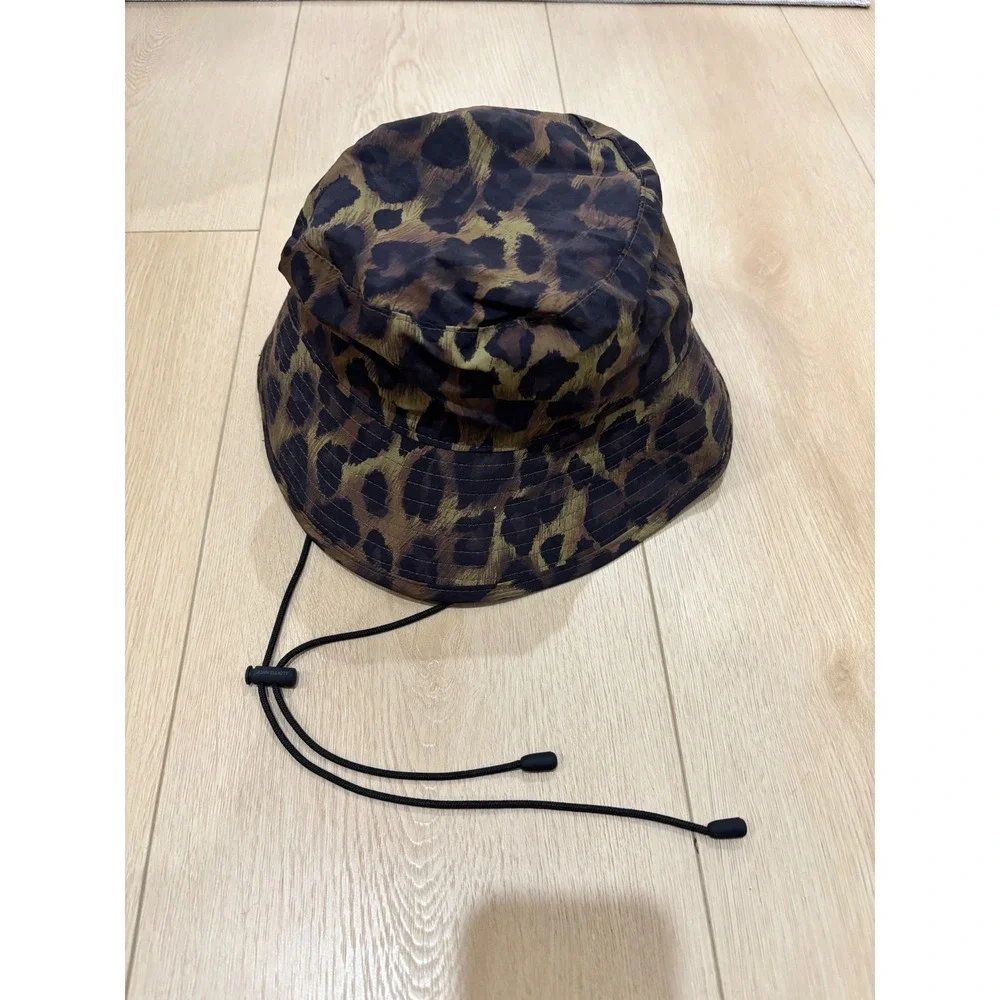 John Elliott‎ Leopard Print Bucket Hat Mens L/XL Animal Print Mesh Line
